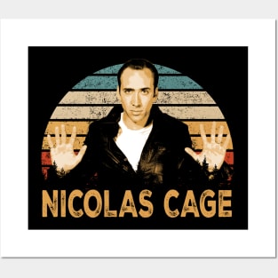 The Cage Effect Unveiling The Charisma Of Nicolas On Camera Posters and Art